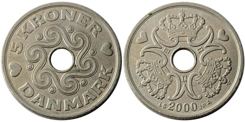 5 крон 2000 Дания