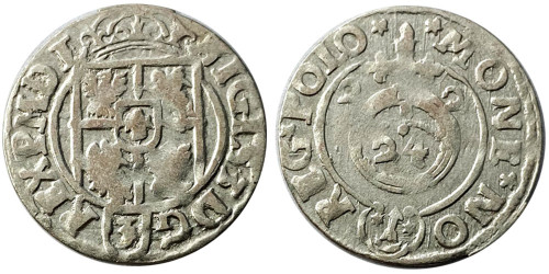 Полторак (1,5 гроша) 1622 Польша — Сигизмунд III — серебро №1
