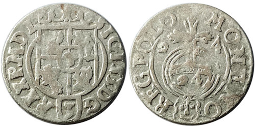 Полторак (1,5 гроша) 1624 Польша — Сигизмунд III — серебро №4