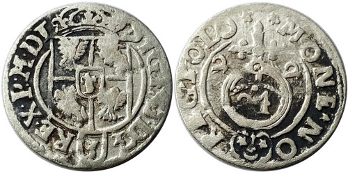 Полторак (1,5 гроша) 1622 Польша — Сигизмунд III — серебро №3