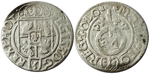 Полторак (1,5 гроша) 1622 Польша — Сигизмунд III — серебро №4
