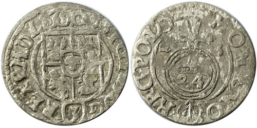 Полторак (1,5 гроша) 1623 Польша — Сигизмунд III — серебро №7