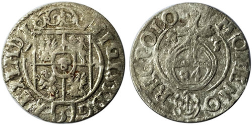 Полторак (1,5 гроша) 1623 Польша — Сигизмунд III — серебро №10