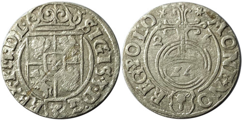 Полторак (1,5 гроша) 1626 Польша — Сигизмунд III — серебро №1