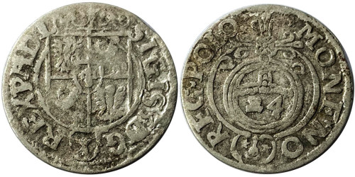 Полторак (1,5 гроша) 1622 Польша — Сигизмунд III — серебро №8