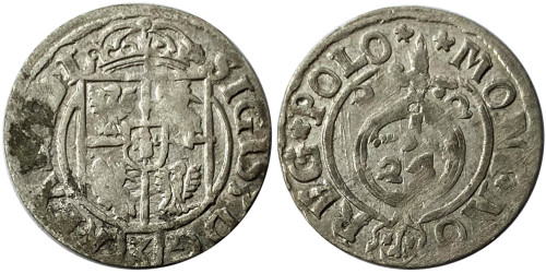 Полторак (1,5 гроша) 1622 Польша — Сигизмунд III — серебро №9
