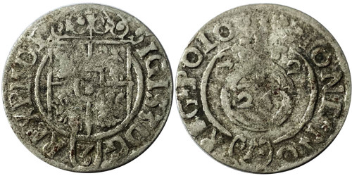 Полторак (1,5 гроша) 1622 Польша — Сигизмунд III — серебро №11