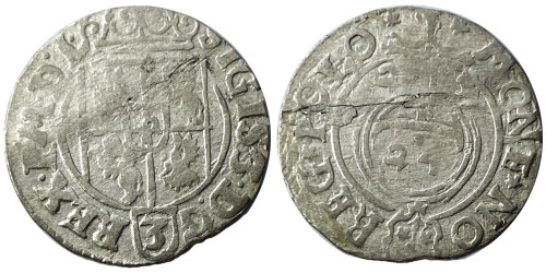 Полторак (1,5 гроша) 1623 Польша — Сигизмунд III — серебро №5