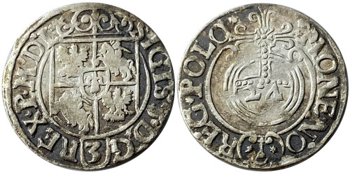 Полторак (1,5 гроша) 1620 Польша — Сигизмунд III — серебро №1