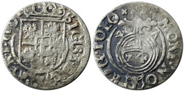 Полторак (1,5 гроша) 1627 Польша — Сигизмунд III — серебро №1