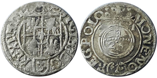 Полторак (1,5 гроша) 1621 Польша — Сигизмунд III — серебро №3