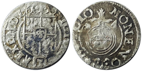 Полторак (1,5 гроша) 1624 Польша — Сигизмунд III — серебро №8