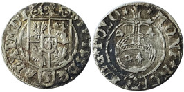 Полторак (1,5 гроша) 1624 Польша — Сигизмунд III — серебро №7