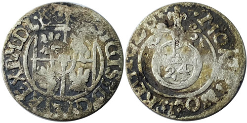 Полторак (1,5 гроша) 1621 Польша — Сигизмунд III — серебро №4