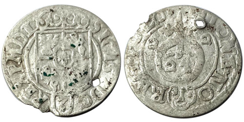 Полторак (1,5 гроша) 1622 Польша — Сигизмунд III — серебро №17