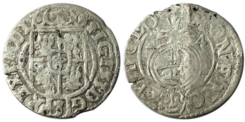 Полторак (1,5 гроша) 1624 Польша — Сигизмунд III — серебро №12
