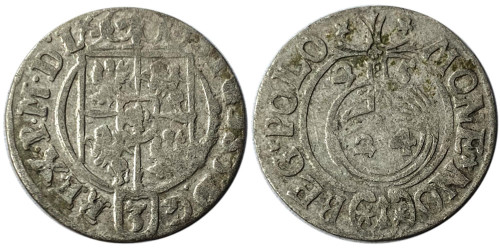 Полторак (1,5 гроша) 1625 Польша — Сигизмунд III — серебро №8