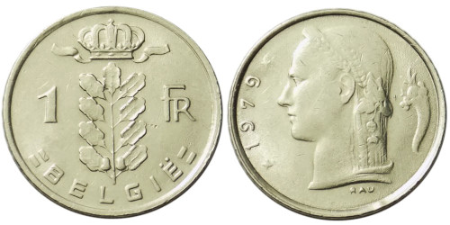 1 франк 1979 Бельгия (VL)