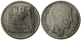 10 франков 1931 Франция — серебро №5 10 франков 1931 Франция — серебро №5