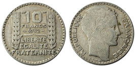 10 франков 1932 Франция — серебро №1 10 франков 1932 Франция — серебро №1