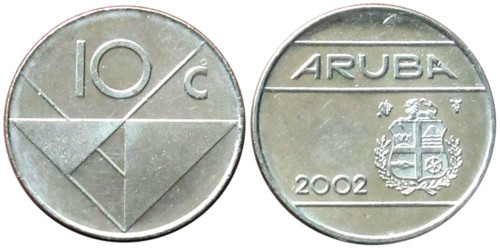 10 центов 2002 Аруба