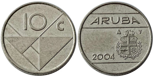 10 центов 2004 Аруба