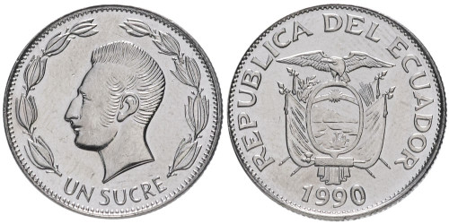 1 сукре 1990 Эквадор