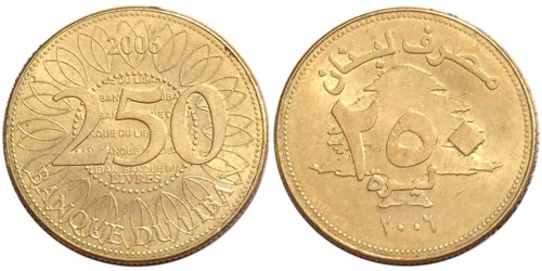 250 ливров 2006 Ливан