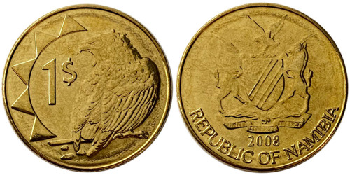 1 доллар 2008 Намибия UNC