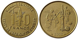 10 франков 2020 Западная Африка UNC