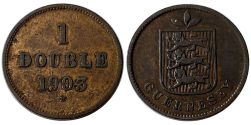 1 дубль 1903 остров Гернси