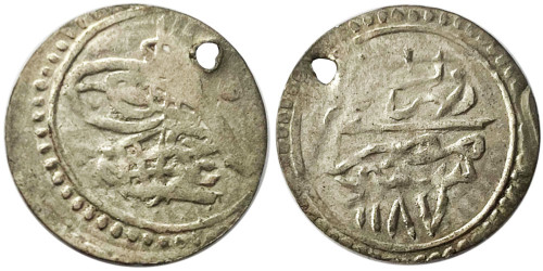 1 пара 1774 Египет — серебро №1