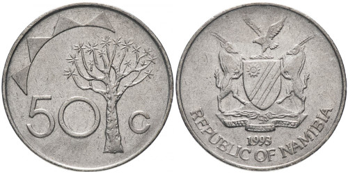 50 центов 1993 Намибия — Колчанное дерево