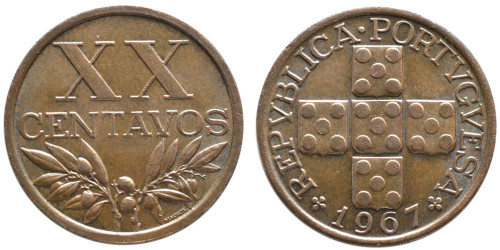 20 сентаво 1967 Португалия