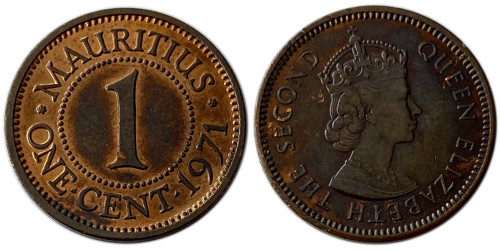 1 цент 1971 Маврикий