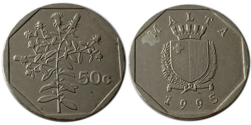 50 центов 1995 Мальта