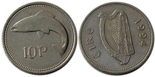 10 пенсов 1994 Ирландия
