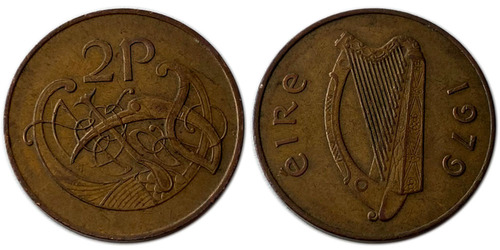 2 пенса 1979 Ирландия