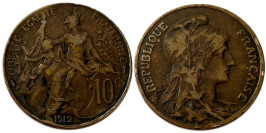 10 сантимов 1912 Франция