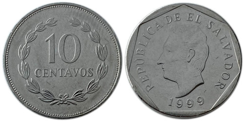 10 сентаво 1999 Сальвадор