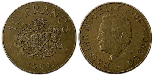 10 франков 1981 Монако