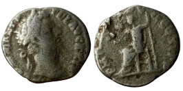 Лимесный денарий 161 — 192 г. н.е. — Коммод (Юпитер)