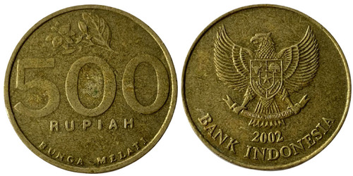 500 рупий 2002 Индонезия