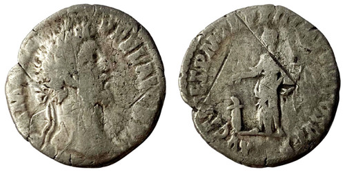 Денарий 161 — 192 г. н.е. — Коммод — серебро №1