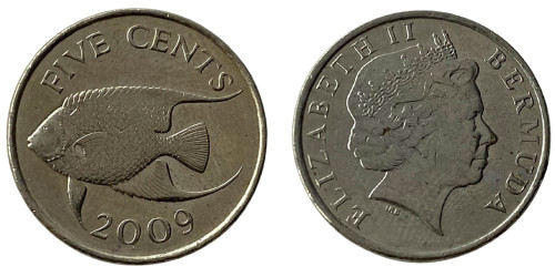 5 центов 2009 Бермуды