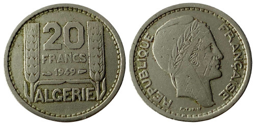 20 франков 1949 Алжир