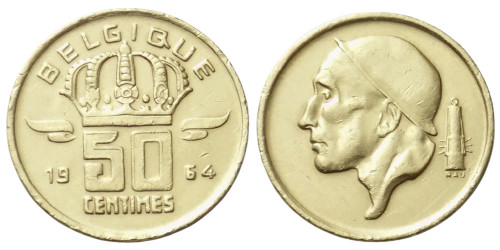 50 сантимов 1964 Бельгия (FR)