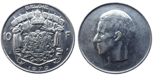 10 франков 1979 Бельгия (VL)