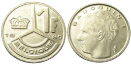 1 франк 1990 Бельгия (FR)