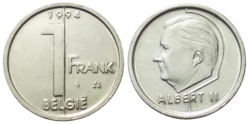 1 франк 1994 Бельгия (VL)